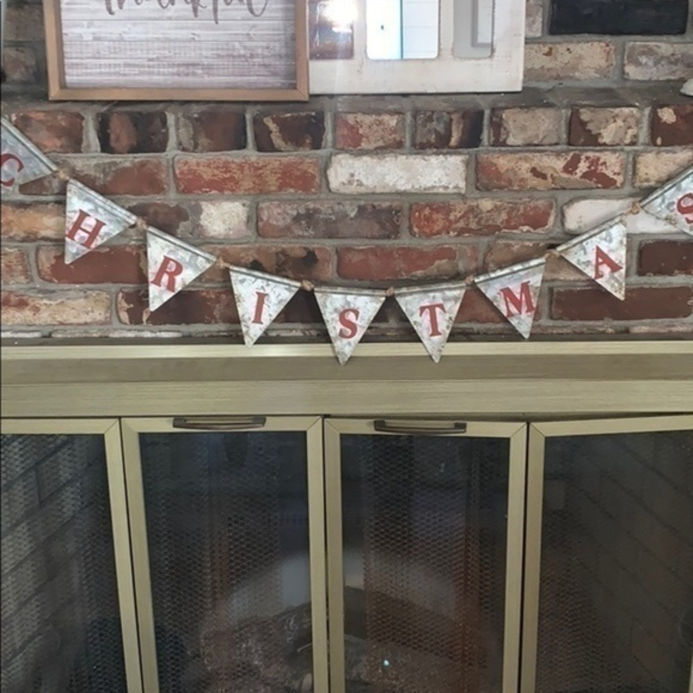 Christmas hanging sign
